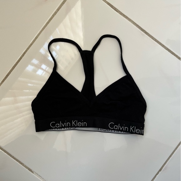 Calvin Klein Racerback Bralette - Picture 3 of 6